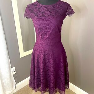 Kenzie Mira lace purple dress